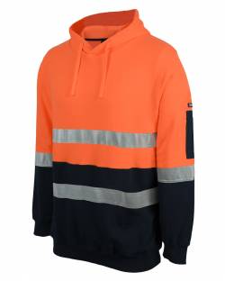 310 Cotton 1/2 Hoodie Hi Vis, Day/Night